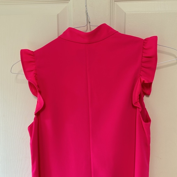 Lilly Pulitzer Adalee Beaded Sleeveless Shift Dress Pink Palms Size 0 Like New - Picture 5 of 9